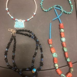 3 necklaces